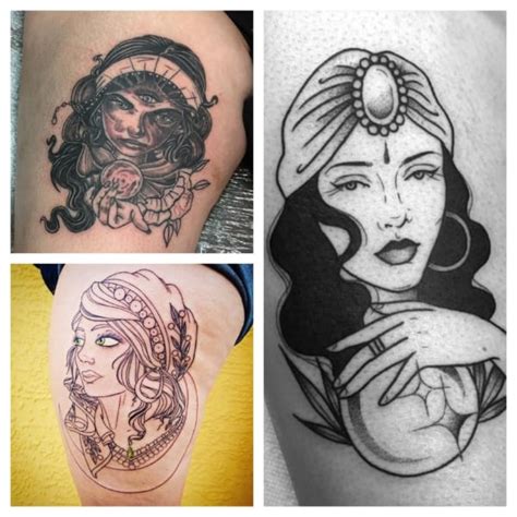 tatuagem cigana esmeralda  12x 