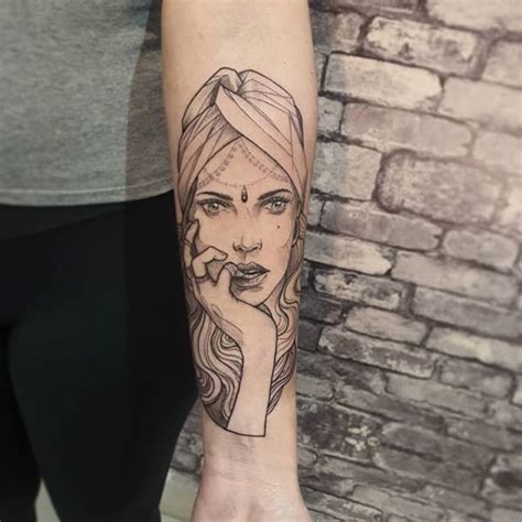 tatuagem feminina cigana Ideias Para Maquilhagem