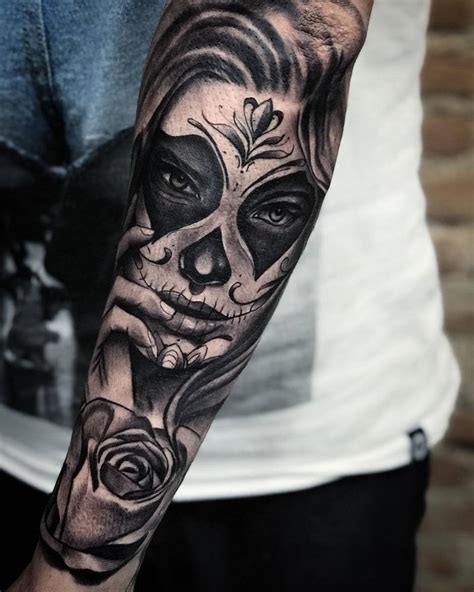 tatuagem masculina no braço catrina 1/out/2022 - Explore a pasta "catrina" de Gabriel Tattoo no Pinterest