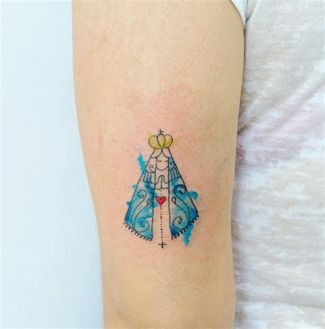 tatuagem nossa senhora aparecida aquarela Nossa senhora aparecida,desenhos tattoo, faith