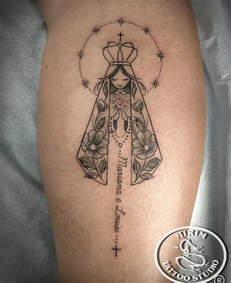 tatuagem nossa senhora aparecida no peito Imagem vetorial de Nossa Senhora da Conceição Aparecida, padroeira do Brasil, para corte em plotter, jateamento, gravura e impressão