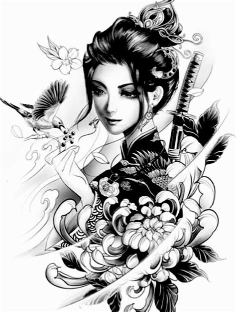 tatuagem samurai feminina 70 fotos de tatuagens de caveira em desenhos que você pode se inspirar