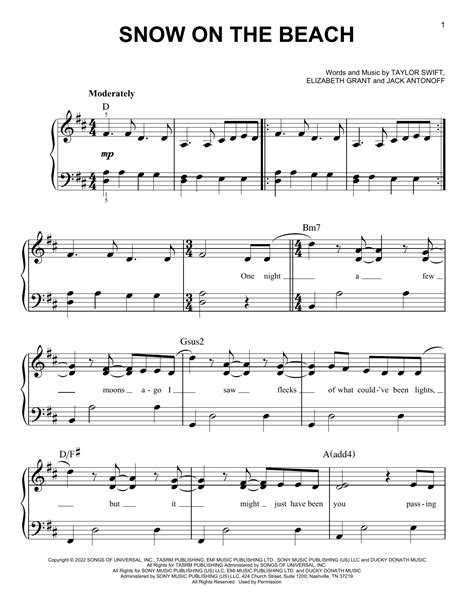 taylor swift sheet music  21