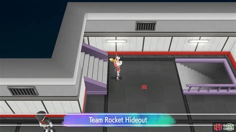 team rocket hideout pokemon let's go  A machine that lets you see what otherwise cannot be seen