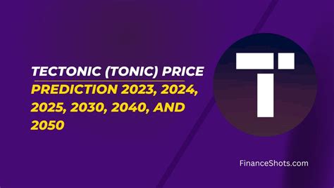 tectonic price prediction 2040 00%) compared to 3 months ago