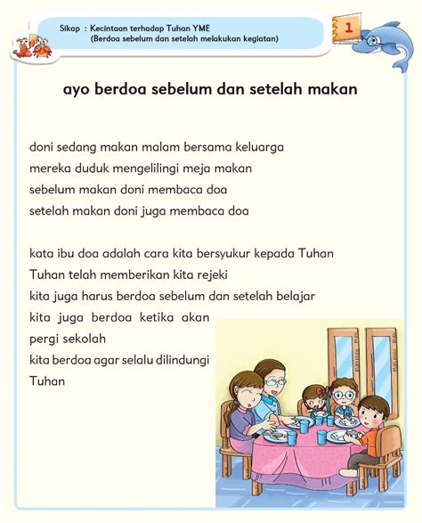 teks bacaan untuk anak tk b  Contoh Teks Bacaan Belajar Membaca Anak Sd Kelas 1 Pdf - Soal Matematika Kelas 1 Sd Semester 1 2 Dan Kunci