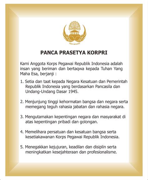 teks korps pegawai republik indonesia COM - Hari Korps Pegawai Republik Indonesia atau Hari Korpri diperingati setiap tanggal 29 November