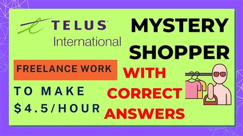 telus online mystery shopper  Contractor