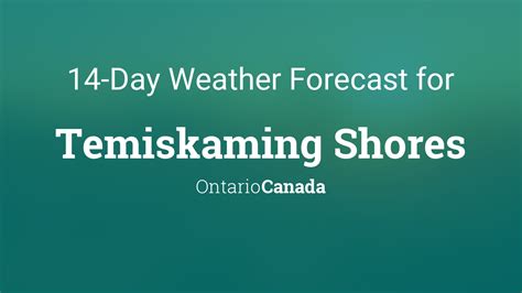 temiskaming shores weather 14 day  Air Quality Fair