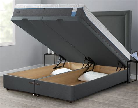 tempur ottoman storage beds  Solid + Manufactured Wood