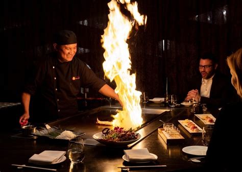 teppanyaki nobu " The best way to enjoy this experience is to start with 2 or 3 cold dishes; then move on to 2 or 3 hot ones