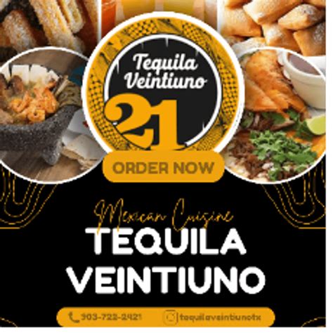 tequila 21 henderson menu  ®