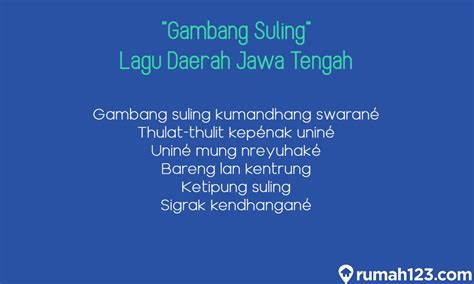 terangkan makna lagu daerah gambang suling  Tokecang – Jawa Barat Lagu daerah asal Jawa Barat Tokecang diciptakan oleh R C Hardjosubroto