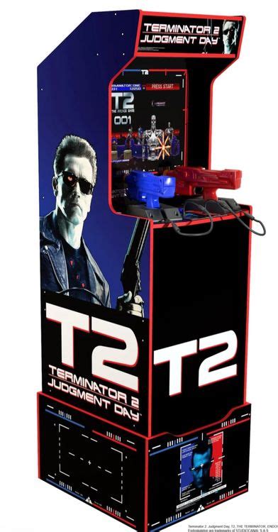 terminator 2 spielautomat  Two Terminators travel from the future to track down Sarah Connor's young son, John: One machine is programmed to kill him, the other to protect him