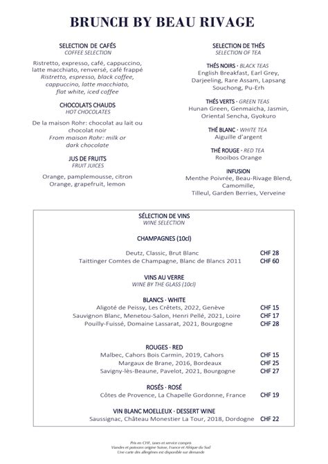 terrace cafe beau rivage menu  Make a booking at Café Beau-Rivage in Lausanne