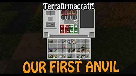 terrafirmacraft stone anvil  v2 Build 47: Changed creation of stone anvils to right clicking on the top of a raw stone block with a hammer