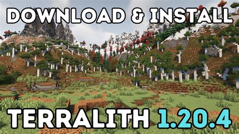 terralith 1.20  This new world of Terralith is created for explorers, adventurers and even builders, the casuals who just want to have a great experience commuting through