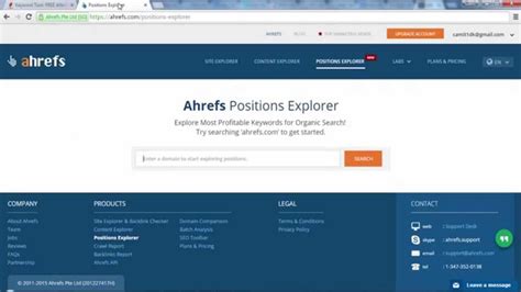 test ahrefs position explorer When you log into your Ahrefs account, you can see your Dashboard with the overview metrics of your projects