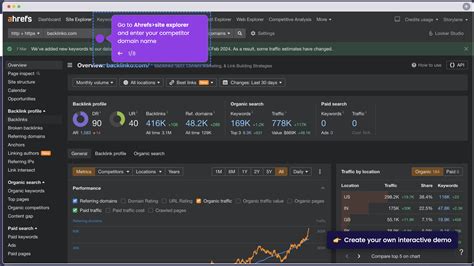 test how to disavow backlinks in ahrefs  Site Explorer > Enter domain > Overview