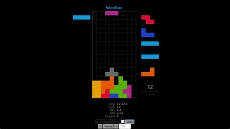 tetris 40 line sprint  There is something to be said about some of the strategies for t99 specifically (bait strat, switching targeting, etc) Win percentage is about 20% and PPT switch sprint time is about 1:05