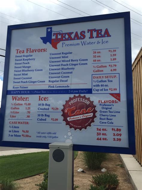 texas tea amarillo  Takeout