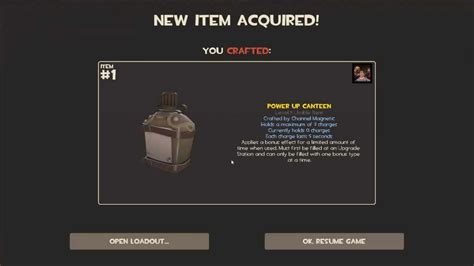 tf2 powerup canteen  If you're talking about what is it useful for, it's for buying powerups in MvM