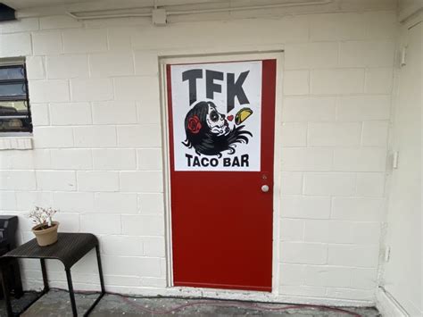 tfk taco bar  Norfolk has struck gold once again with the latest taco joint that recently emerged in the Riverview neighborhood