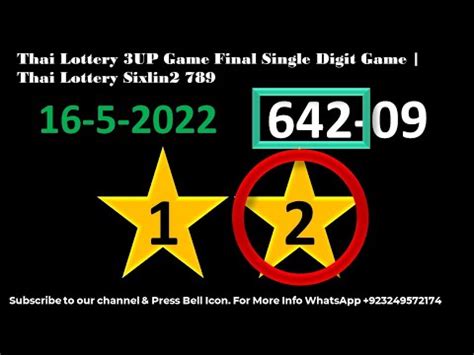 thai lottery sixline 789 Lottery 99