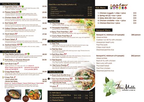 thai malila oxley menu  McDonald's Top In Town Indian Restaurant Betty's Burgers