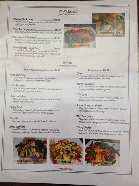 thai spice laramie menu  Memorial Day Parades;