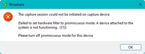 that device doesn't support promiscuous mode  Promiscuous mode is on for the vSwitch and port group