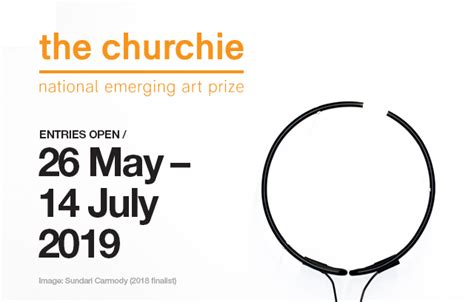 the churchie emerging art prize  The official opening and