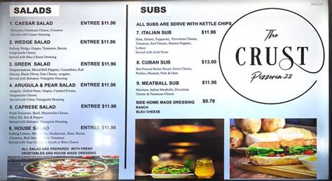 the crust pizzeria 28 angleton menu Specialties: Since 2001, The Upper Crust Pizzeria has been serving award-winning pizza to Boston-area residents craving something delicious and extraordinary