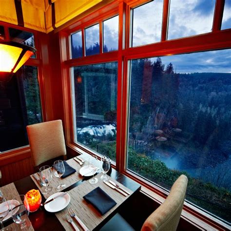 the dining room at salish lodge 8 km) from Northwest Railway Museum