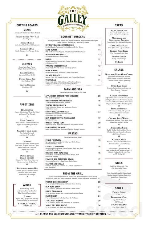 the galley marietta menu  Great food here