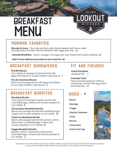 the lookout kitchen watonga menu  Open until 5PM