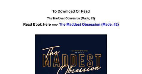 the maddest obssesion pdf Find Something to Read