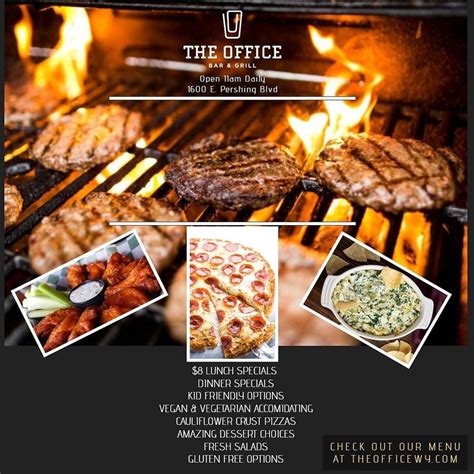 the office bar and grill cheyenne menu  You will enjoy its food, especially good cheeseburgers, mozzarella sticks and Caesar salads