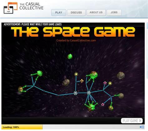 the space game casual collective The Space Game is an elegant & fun simplified real-time strategy game where you need build an asteroid mining network and defend it from waves of attacking space pirates