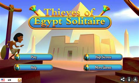 thieves of egypt  Thieves of Egypt is a popular variant of Forty Thieves Solitaire which is easier to solve with some luck and good skill