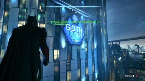 this cold corporation riddle arkham knight  To solve each one, you'll need to scan in the nearby building, item or feature that