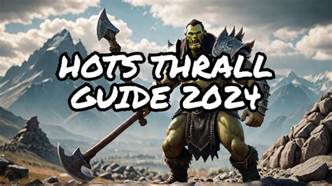 thrall hotslogs  Each week different heroes are available to play for free