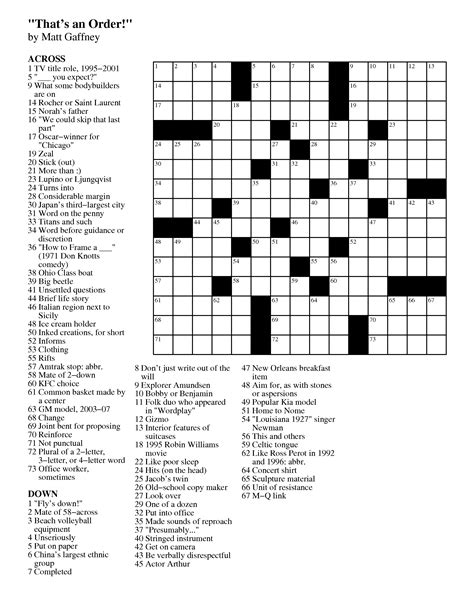 thrice married orderly crossword clue The Crossword Solver found 30 answers to "keeps orderly", 6 letters crossword clue