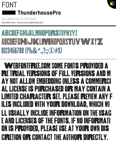 thunderhouse pro font download  WOFF is supported in Firefox versions 3