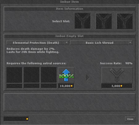 tibia wiki imbue  Imbuement Slots