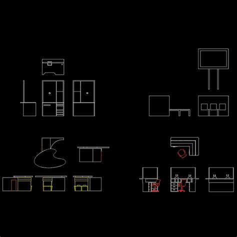 ticket counter cad block  Category: Furniture Tag: free