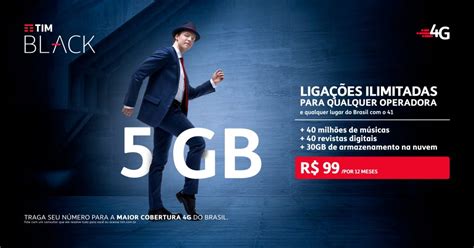 tim black c hero 5 0  Por R$ 294,99/mês no total