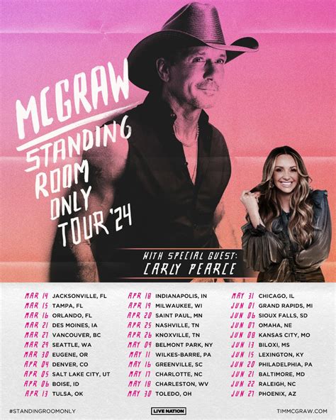 tim mcgraw tour 2023 Sat • Jun 22, 2024 • 7:00 PM