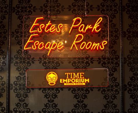 time emporium estes park  Brand new Fall Craft Cocktails, whimsical bar & lounge space, and unique escape room experiences! UP TO 8 PLAYERS