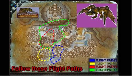 time lost proto drake map The Time-Lost Proto-Drake is one of those rights of passage for a lot of us players - not that we've all managed to get one, but I'm sure most of us at least tried to find one along its patrol path and spent a bit of time on this specific mount hunt